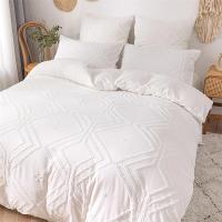Juego de ropa de cama de flores Queen, funda de edredón y fundas de almohada, individual, doble, individual, tamaño King - details 2