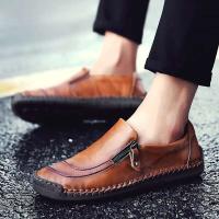 2024 nuevos zapatos de conducción cómodos Mochaxin formales de cuero genuino de moda para hombres - details 5