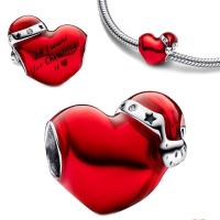 Abalorio colgante de Plata de Ley 925, Pulsera Original para la fabricación de joyas, regalo del Día de San Valentín - details 6