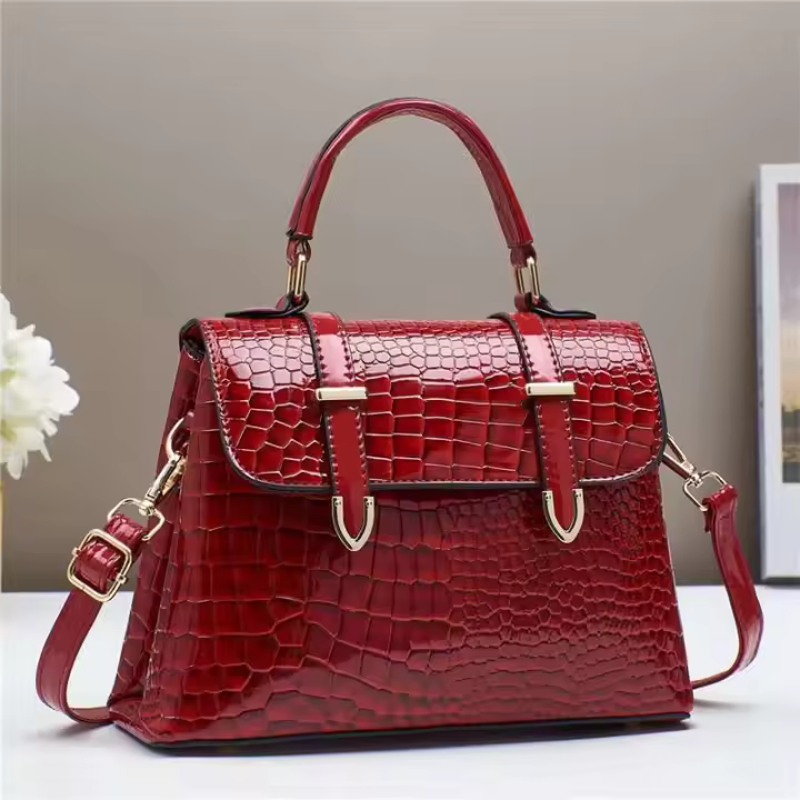 2024 Nuevo diseñador Bolsos cruzados Moda PU Bolsos de cuero Accesorio para mujer - 1