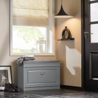Organizador de Zapatos Compacto Zapatero con Cajón Banco de Sillón para Dormitorio o Salón Blanco - details 6