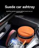 Ante nuevo con luz LED de rayos azules, Cenicero de cerámica creativo, soporte para cigarrillos, accesorios para todos los modelos de coches - details 0