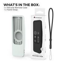 Funda protectora de silicona para Control remoto, carcasa con ranura para AirTag para Apple TV HD/4K (1ª generación), Siri, almacenamiento antipérdida, 2017 - details 8