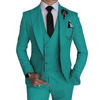 Conjunto de Traje de Boda Elegante para Hombres 2025 Ajuste Delgado, Un Frenzo, 3 Piezas - details 11