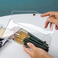 Bolsa de lavado de PVC de gran capacidad, organizador de viaje, bolsas de maquillaje, bolsa de cosméticos transparente, estuches de cosméticos, bolsa de aseo de almacenamiento - details 12