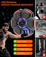 Music Boxing Machine Adulto - 9 Modos de Velocidad Boxeador de Pared Musical con Guantes De Boxeo - Maquina Musica Boxeo con Bluetooth y Recuento Inteligente y Luces al Ritmo de la Música - details 0