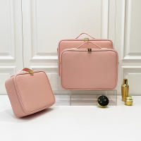 Bolso de maquillaje femenino de cuero Pu impermeable a los arañazos estuche de maquillaje - details 17