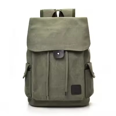 Nueva mochila de lona de alta calidad para hombre, bolso escolar de hombro grande, mochila para niños, bolsas de viaje a la moda para acampar, bolsos simples de moda - 1