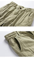 Pantalones Cortos de Carga de Algodón 100% Pantalones Cortos Casuales para Hombres en Verano 2024 - details 6