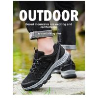 Zapatos de Senderismo Transfronterizos para Hombre Antideslizantes, Resistentes al Desgaste, Transpirables, Absorbentes de Sudor Zapatos de Deportes de Acampada, Correr - details 1