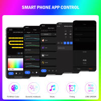 GAHADA Tira LED WS2811 Impermeable IP68 24V 60LEDs/m Controlador Bluetooth WiFi Kit de Potencia - details 18
