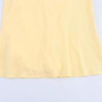 Vestido estilo vacaciones francés 2025 sin espalda, dulce temperamento, con tirantes, falda larga, ropa nueva de verano para mujer. - details 2