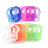 Sutoyuen-Adaptador de silicona para chupete, soporte de anillo transparente de grado alimenticio para maniquí MAM NUK, 100 piezas - details 3