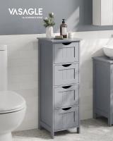 Armario de Baño Moderno Blanco 4 Cajones, 30 x 30 x 82 cm Ideal para Sala de Estar, Cocina, Comedor - details 29