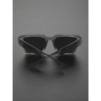 Gafas de Sol Cuadradas de Moda 1/2 PC Montura de Plástico Para Hombres y Mujeres Uso Diario - details 19