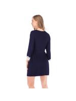 Batas para mujer Albornoz de punto Ropa de dormir suave y liviana hasta la rodilla con bolsillos Ropa de descanso S-XXL - details 10