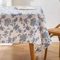Mesa central de lino floral INS y algodón vintage, funda para restaurante, mantel, tapete para picnic, fondo de fotografía, habitación - details 3