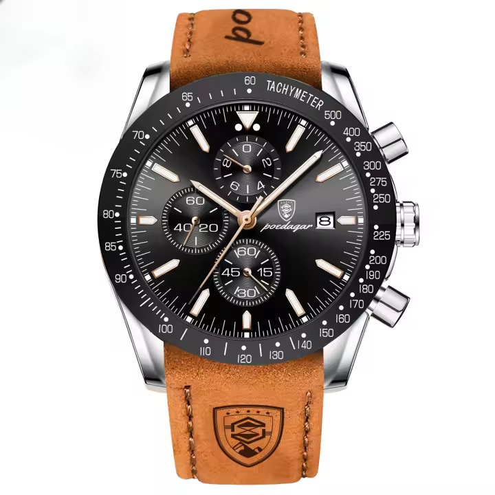 Cinta de silicona multifuncional luminosa e impermeable para reloj de hombre de marca suiza - 1