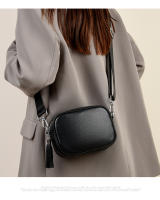 Nuevo Bolso de Cámara de Cuero Tendencia Primera de Piel de Vaca con Pelo - details 19