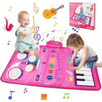 Bebé 2 en 1 Manta de Música Juguetes de Tambor para Niños Pequeños Manta de Baile - details 1