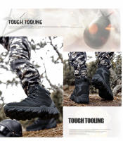 Botas militares de combate táctico para hombre, zapatos de seguridad para el trabajo, caza, tobillo, zapatillas de deporte al aire libre, Botas de senderismo de corte alto, seguridad - details 18