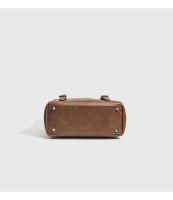 Bolso de cuero retro unisex Gran capacidad Diseño oblicuo Portátil Multifuncional - details 12
