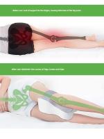 Almohada de Pierna Ajustable para Duerme Lateral Almohada de Memoria de Algodón Ortopédico con Rebote Lento Almohada de Pie de Embarazo para Alivio del Dolor de Rodillas - details 2
