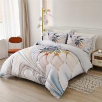 Juego De Funda Nórdica Floral, Ropa De Cama Blanca 3D Para Dormitorio Y Decoración De 2/3 Piezas - details 3