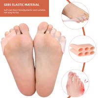 Corrector de Hallux Valgus de Silicona Herramientas de Cuidado de Pies de Orthoticas de Separación de Dedos de Bunion Paquete de 2 - details 3