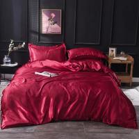 Juego de Ropa de Cama de Satén de Lujo Cubierta de Edredón Individual Doble Tamaño King 2pcs/3pcs/4pcs Cubierta de Cama y Forro de Cama - details 9