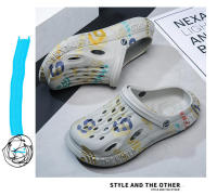 Sandalias de playa huecas antideslizantes con punta cerrada de EVA informal para hombre, dedos de los pies para el hogar - details 4