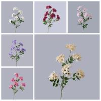 Flores de jazmín artificiales elegantes, tacto Real, simulación de seda hecha a mano, hermosa flor falsa, decoración de jardín - details 6
