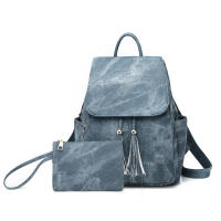 Mochila para mujer color caramelo, bolso nuevo de gran capacidad, bolso de moda, mochila con flecos. - details 0