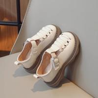 Zapatos planos versátiles transpirables antideslizantes para niñas, calzado de cuero para niños, moda y cómodo, estilo coreano, Otoño, 2024 - details 4
