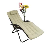 Cojín de tumbona con almohada y relleno de fibra hueca, cojines de silla de jardín, cojines de asiento para exteriores, cojines de hamaca - details 8