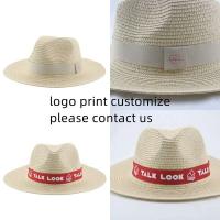 Para Mujer Sombreros De Sol cinta banda hombres paja verano Formal Fiesta al aire libre Picnic sombrero De cubo Sombreros De Mujer - details 5