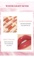Brillo de Labios Hidratante Candy, Brillo de Labios Nude Nacarado Espejo, Set de 6 piezas, Aceite, néctar Labial - details 4