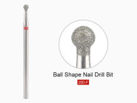KADS Uñas drill brocas en forma de bola, herramientas de manicura de acero de tungsteno para limpieza de piel muerta, removedor de cutículas y pedicura, 2,35mm - details 9