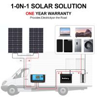 XINPUGUANG Kit de Panel Solar Monocristalino 200W Módulo Solar 24V 12V con Controlador de Carga Solar 20A y Cable Solar - details 9