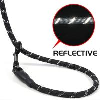 Correa Reflectante para Perros Cuerda Doble de Tracción Resistente Mango Acolchado Cómodo - details 2