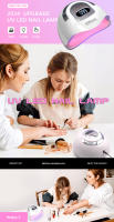 Lámpara de Secado UV LED Profesional para Manicura 81LEDs para Arte de Uñas Gel - details 2