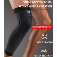 1Pcs Sports Full Leg Compression Sleeves Long Knee Support for Cycling Running Basketball Weightlift Workout Joint Pain Relief - details 1