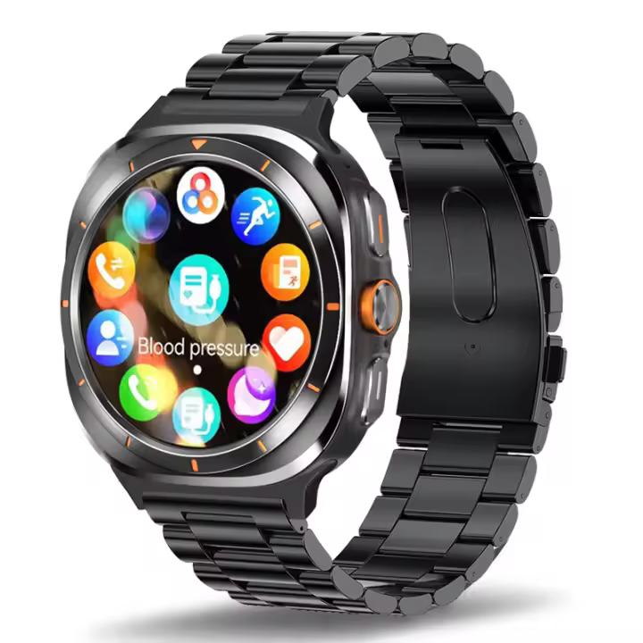 Relojes inteligentes para hombres NFC Smart Watch Men Nuevo reloj inteligente Watch 7 ultra AMOLED 1.43 pulgadas Smart Watch para hombres azúcar en sangre, frecuencia cardíaca, llamadas bluetooth, NFC, Rastreador GPS,Relojes inteligentes para hombres para - 1