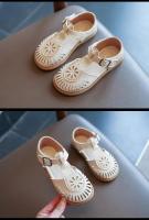 Sandalias de niña Primavera-Verano 2024 Estilo británico Zapatos de playa de cuero - details 22