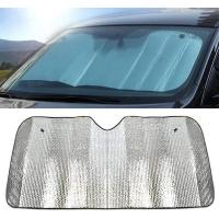 Parasol plegable para ventana delantera de coche, universal con ventosas y 2 correas (130X60) - details 1