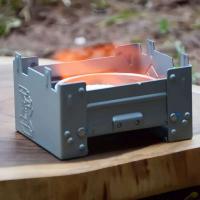 Estufas portátiles de combustible y alcohol sólido para acampar, quemadores plegables ultraligeros, equipo de cocina a prueba de viento para senderismo y mochilas al aire libre - details 0