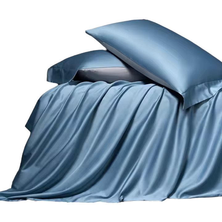 Ropa de cama de algodón egipcio antibacteriano 5A Diseño elegante, alto número de hilos, tamaño de reina, para un sueño tranquilo - 1