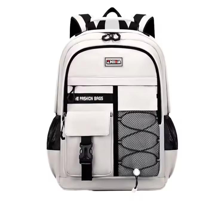Mochila de escuela secundaria para niños, bolso de estudiante de secundaria de gran capacidad, mochila universitaria, mochila para portátil de viaje Simple y elegante - 1