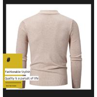 Suéter Casual de Hombre Primavera Moda Básica Sólida Cuello Mock Ajustado Comodidad Tejido de Otoño para Mujeres Material Exterior Viscosa - details 3