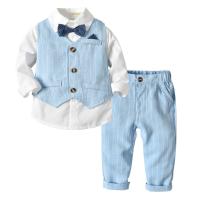 Ropa de primavera y otoño para niños nuevos productos, conjunto de tres piezas de traje para niños - details 6